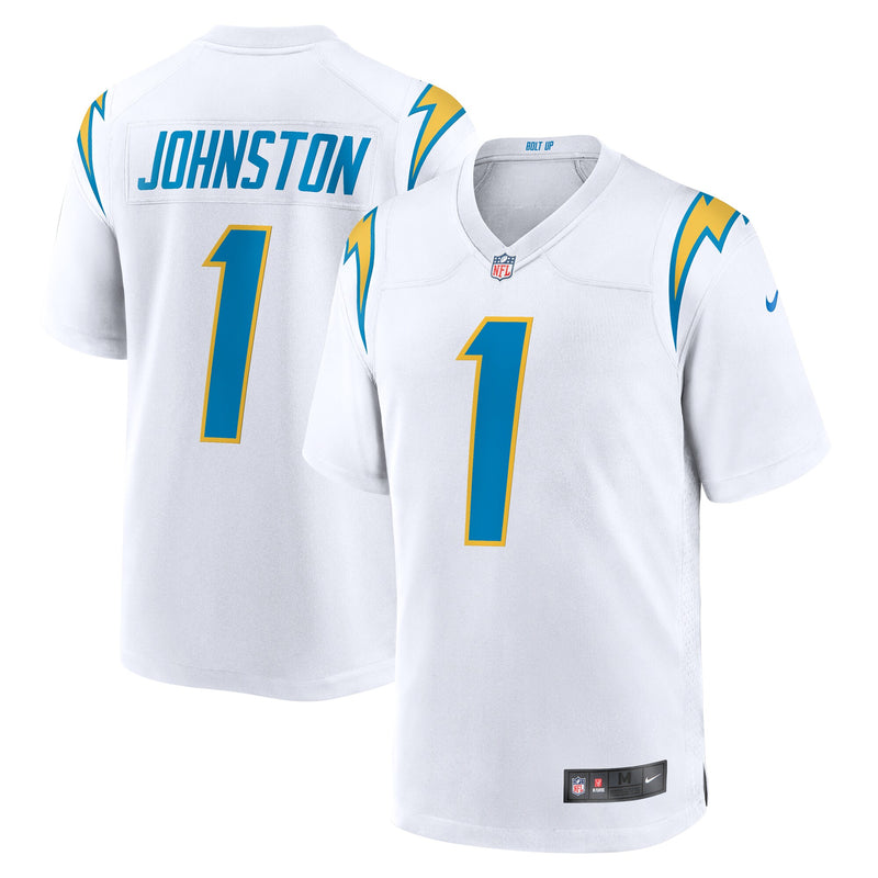 Los Angeles Chargers Quentin Johnston Nike White Away Game Jersey