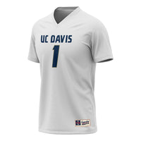 UC Davis Aggies GameDay Greats Lightweight Collegiate Lacrosse Fashion Jersey - White