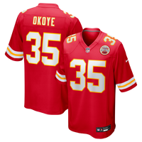 Kansas City Chiefs Christian Okoye Nike Red Game Retired Player Jersey