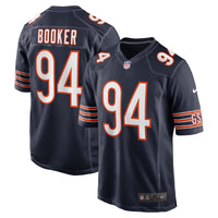 Chicago Bears Austin Booker Nike Navy Game Jersey