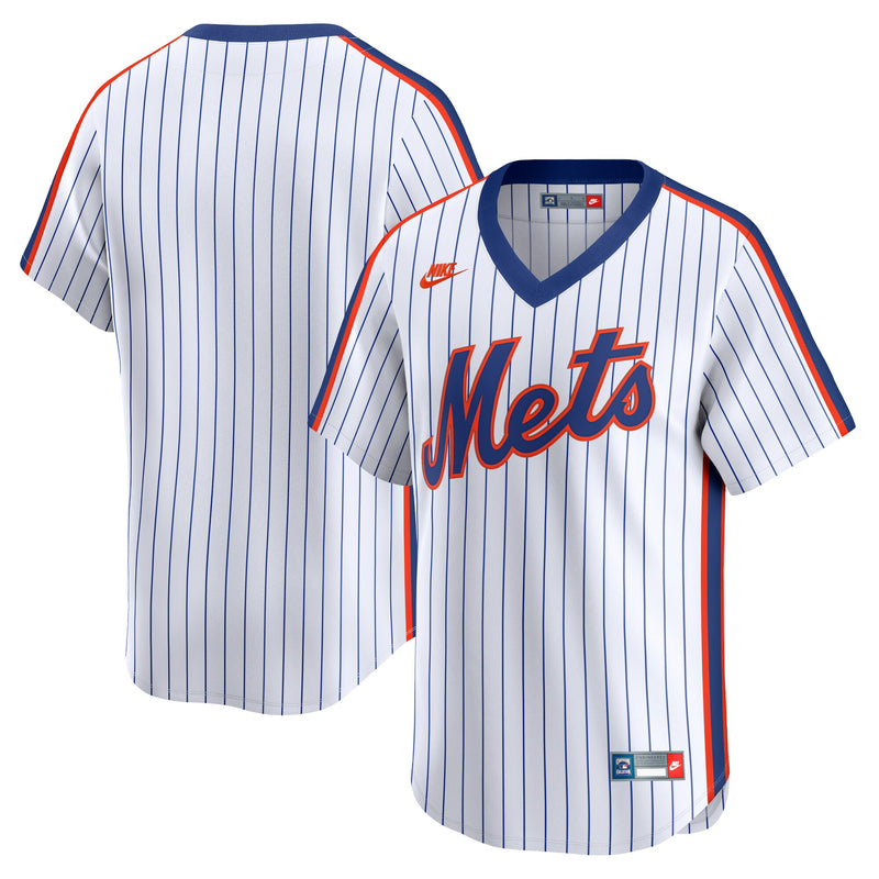 New York Mets Nike White Cooperstown Collection Limited Jersey