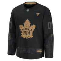 Toronto Maple Leafs Fanatics Black 2024 Military Appreciation Custom Practice Jersey
