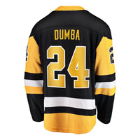 Pittsburgh Penguins Matt Dumba Fanatics Black Home Breakaway Jersey