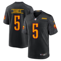 Washington Commanders Jayden Daniels Nike Black Alternate Game Player Jersey