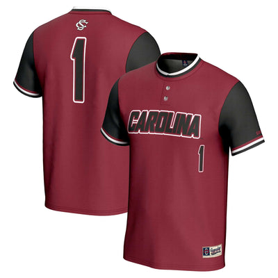 #1 South Carolina Gamecocks GameDay Greats Lightweight Softball Jersey - Garnet