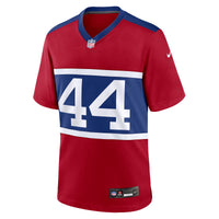 New York Giants Cam Skattebo Nike Red Alternate Century Red Game Jersey