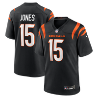 Cincinnati Bengals Charlie Jones Nike Black Team Game Jersey