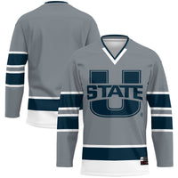 Utah State Aggies GameDay Greats Hockey Jersey - Blue