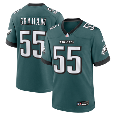 Philadelphia Eagles Brandon Graham Nike Midnight Green Team Game Jersey