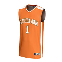 #1 Florida A&M Rattlers GameDay Greats Lightweight Collegiate Basketball Fashion Jersey - Orange