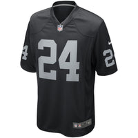 Las Vegas Raiders Willie Brown Nike Black Game Retired Player Jersey