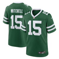 New York Jets Adonai Mitchell Nike Legacy Green Team Game Jersey