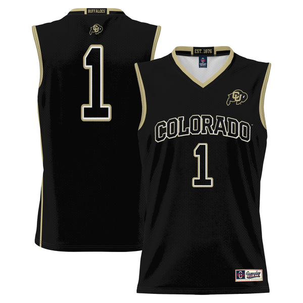 #1 Colorado Buffaloes GameDay Greats Replica Lightweight Basketball Jersey - Black