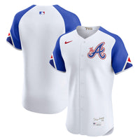 Atlanta Braves Nike White City Connect Elite Jersey