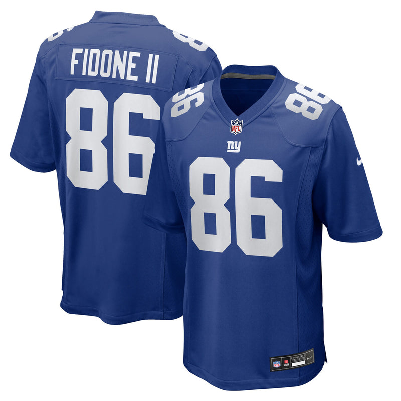 New York Giants Thomas Fidone II Nike Royal Team Game Jersey
