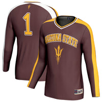 #1 Arizona State Sun Devils GameDay Greats Lightweight Collegiate Volleyball Fashion Jersey - Maroon