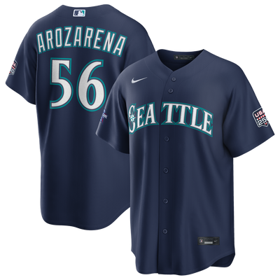 2026 All-Star Game Seattle Mariners Randy Arozarena Nike Navy Replica Jersey