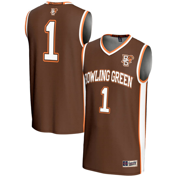 #1 Bowling Green St. Falcons GameDay Greats Lightweight Basketball Jersey - Brown