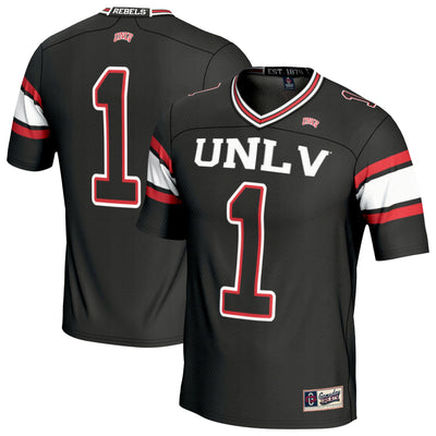 #1 UNLV Rebels GameDay Greats Lightweight Football Fashion Jersey - Black