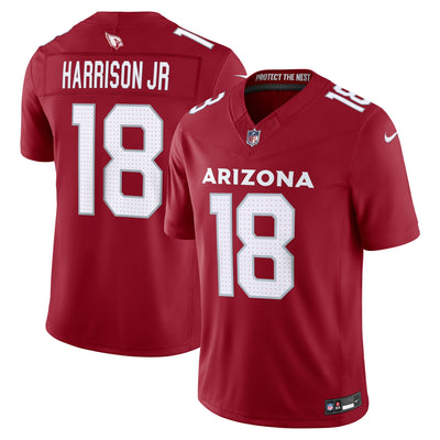 Arizona Cardinals Marvin Harrison Jr. Nike Cardinal Team Vapor F.U.S.E. Stitched Limited Jersey