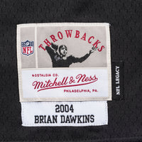 Philadelphia Eagles Brian Dawkins Mitchell & Ness Black Legacy Replica Jersey