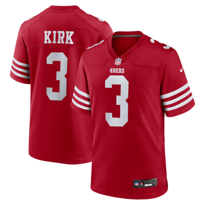 San Francisco 49ers Christian Kirk Nike Scarlet Team Game Jersey