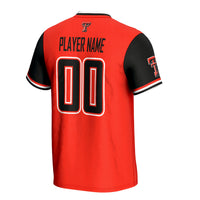 Texas Tech Red Raiders GameDay Greats NIL Pick-A-Player Lightweight Softball Jersey - Red