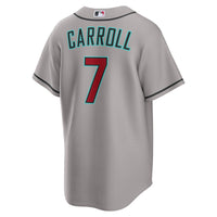 Arizona Diamondbacks Corbin Carroll Nike Gray Road Replica Jersey