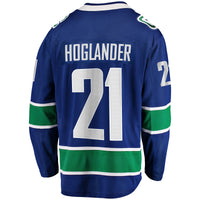 Vancouver Canucks Nils Hoglander Fanatics Blue Home Premier Breakaway Player Jersey