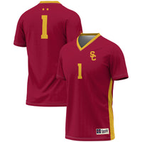#1 USC Trojans GameDay Greats Lightweight Soccer Fashion Jersey - Cardinal