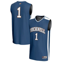 #1 Bucknell Bison GameDay Greats Lightweight Basketball Fashion Jersey - Blue