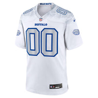 Buffalo Bills Nike White 2025 Rivalries Collection Custom Game Jersey