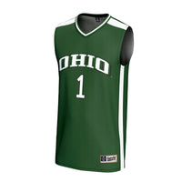 #1 Ohio Bobcats GameDay Greats Lightweight Collegiate Basketball Fashion Jersey - Green