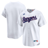 Texas Rangers Nike White Cooperstown Collection Limited Jersey