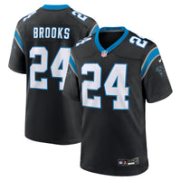 Carolina Panthers Jonathon Brooks Nike Black Game Jersey