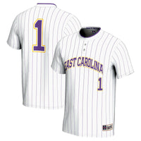 #1 ECU Pirates GameDay Greats Lightweight Softball Jersey - White