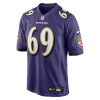 Baltimore Ravens Josh Tupou Nike Purple Team Game Jersey