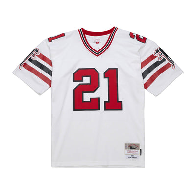 Atlanta Falcons Deion Sanders Mitchell & Ness White 1989 Legacy Replica Jersey
