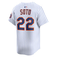 New York Mets Juan Soto Nike White Home Limited Jersey