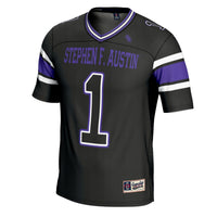 #1 Stephen F Austin Lumberjacks GameDay Greats Football Jersey - Black