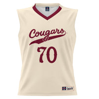 #70 Charleston Cougars GameDay Greats Lightweight Basketball Jersey - Cream