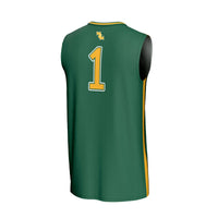 #1 William & Mary Tribe GameDay Greats Lightweight Collegiate Basketball Fashion Jersey - Green