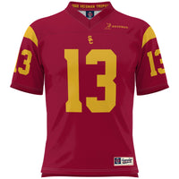 Caleb Williams USC Trojans GameDay Greats Lightweight Heisman Memorial Jersey - Cardinal