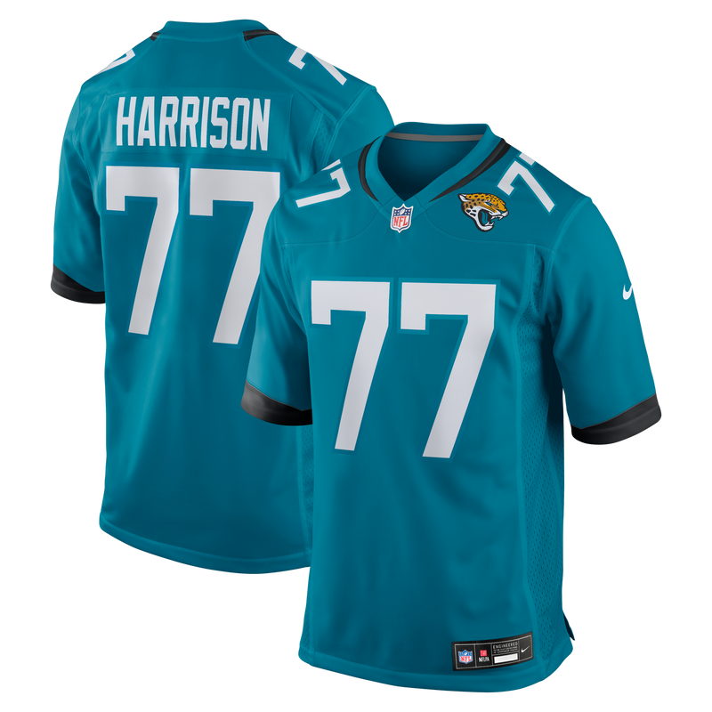 Jacksonville Jaguars Anton Harrison Nike Teal Game Jersey
