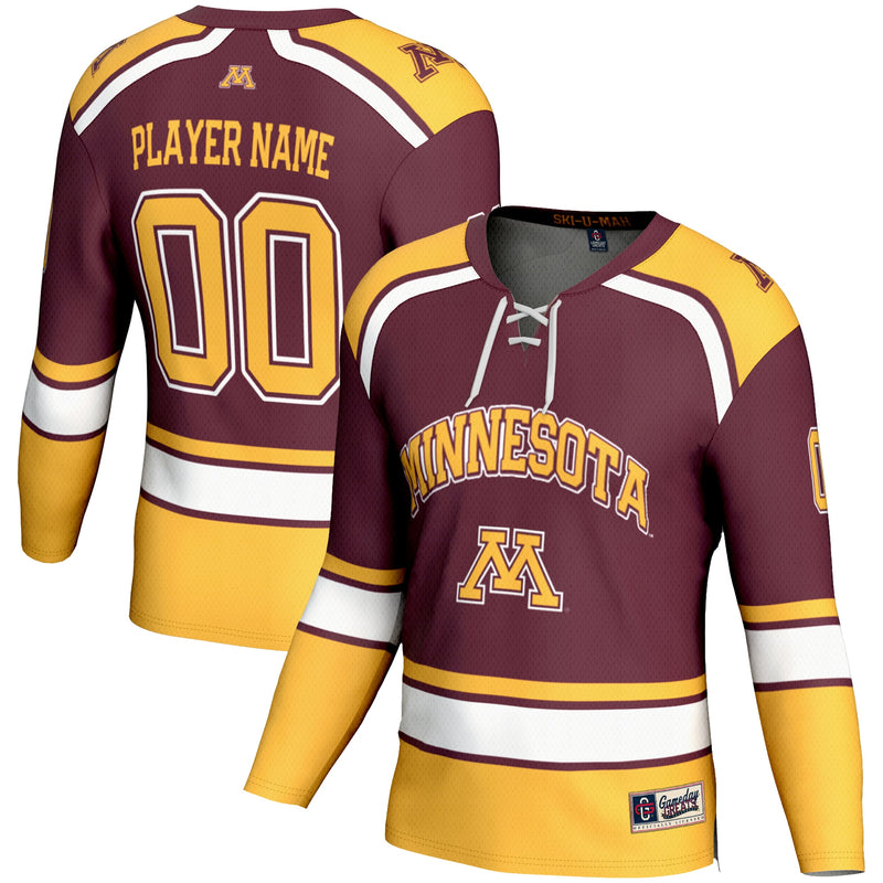 Minnesota Golden Gophers GameDay Greats NIL Pick-A-Player Hockey Jersey - Maroon