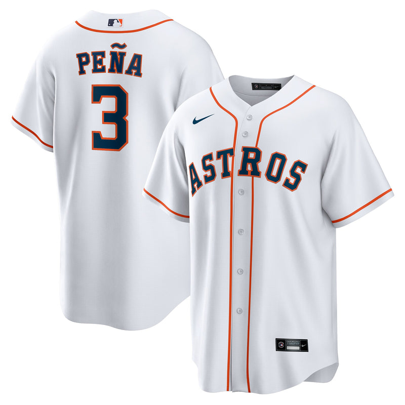 Houston Astros Jeremy Peña Nike White Home Replica Jersey