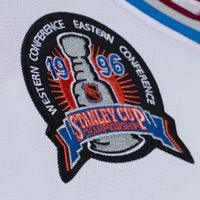 Colorado Avalanche Patrick Roy Mitchell & Ness White 1995 Power Play Jersey