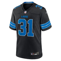 Detroit Lions Kerby Joseph Nike Black Alternate Game Jersey