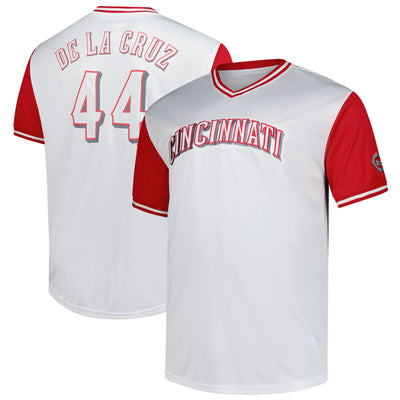 Cincinnati Reds Elly De La Cruz Profile White Big & Tall Name & Number Jersey