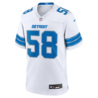 Detroit Lions Penei Sewell Nike White Game Jersey